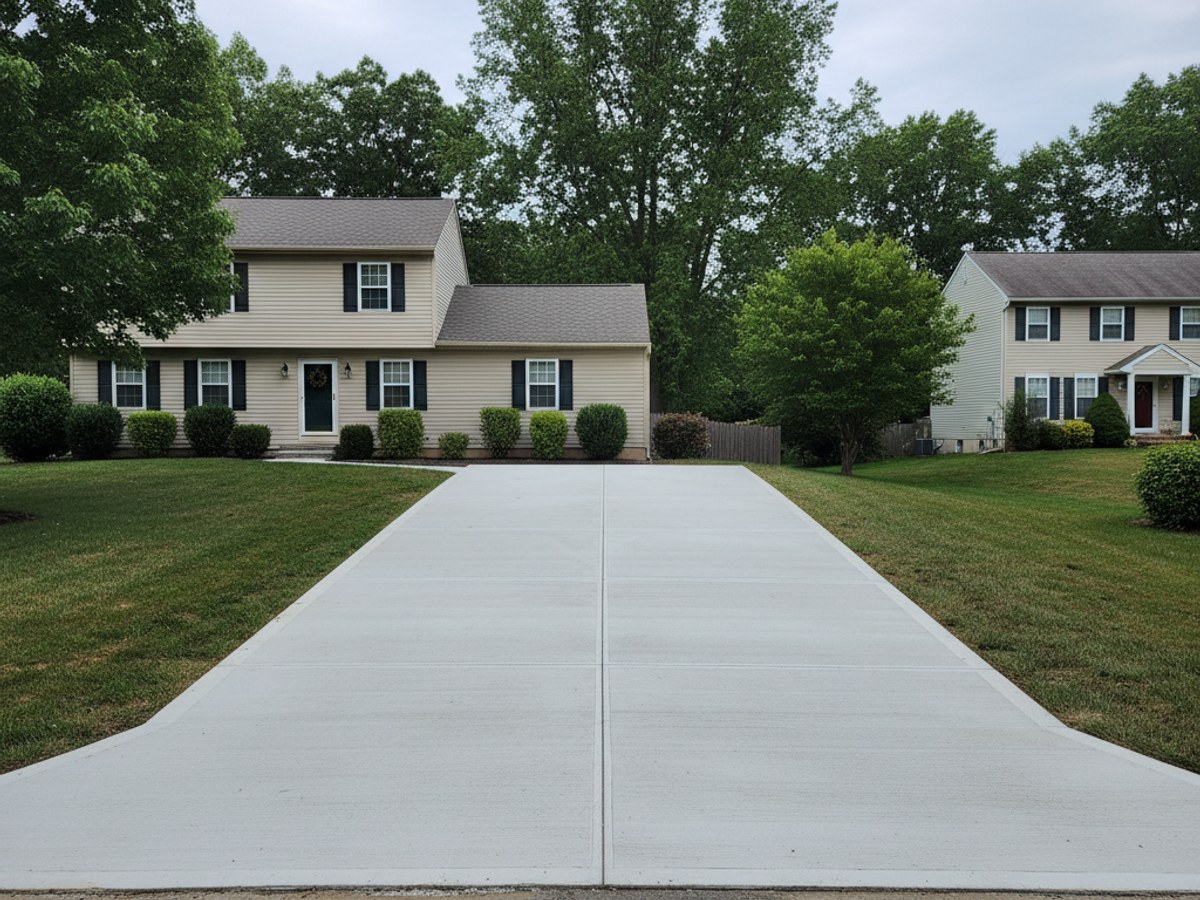 Concrete Driveways completed by Summit Concrete Co in Jersey City, NJ